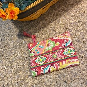 Vera Bradley Zippered Pouch Coin Purse Quilted